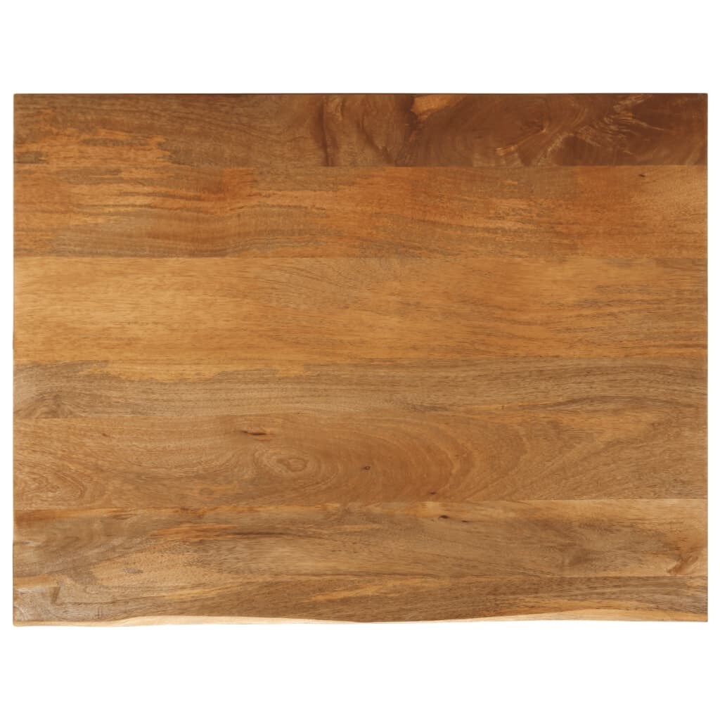 vidaXL Tischplatte mit Baumkante 90x80x3,8 cm Massivholz Mango Image