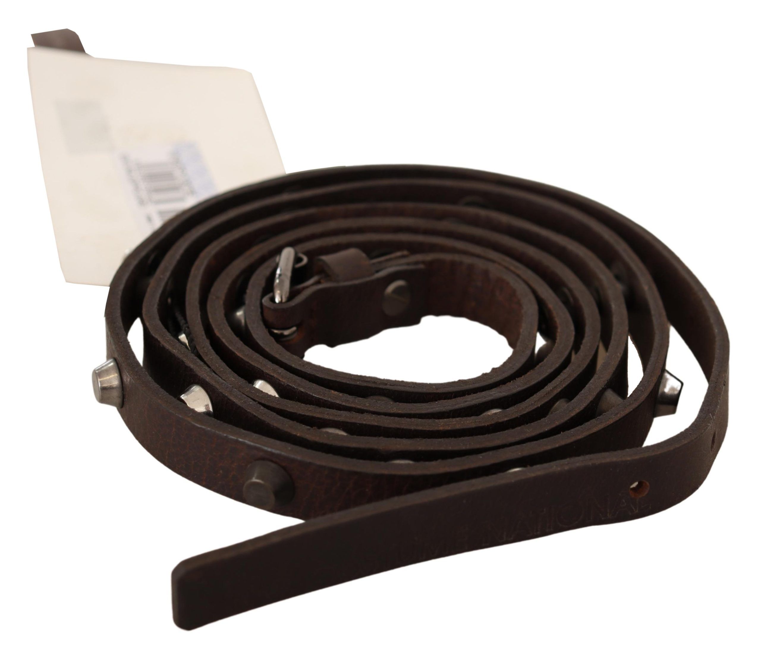 Costume National Leder-Gürtel mit Nieten Image