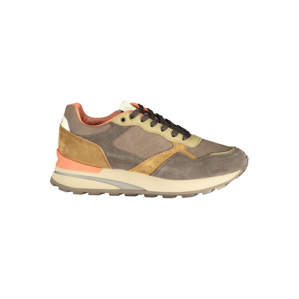Usaka Sneaker Grau-Orange Wildleder EU 42 / UK 8