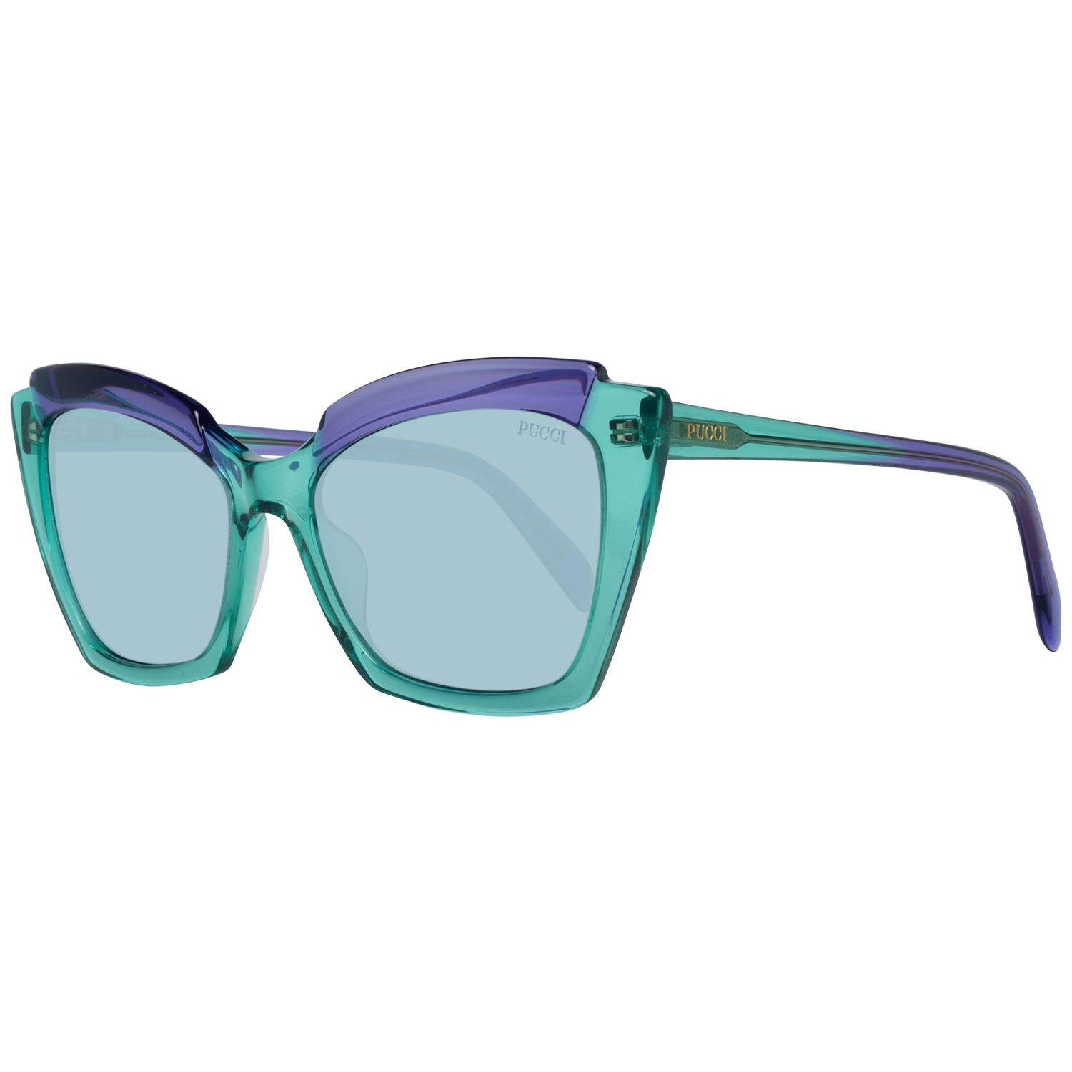 Emilio Pucci Grüne Damen-Sonnenbrille Image