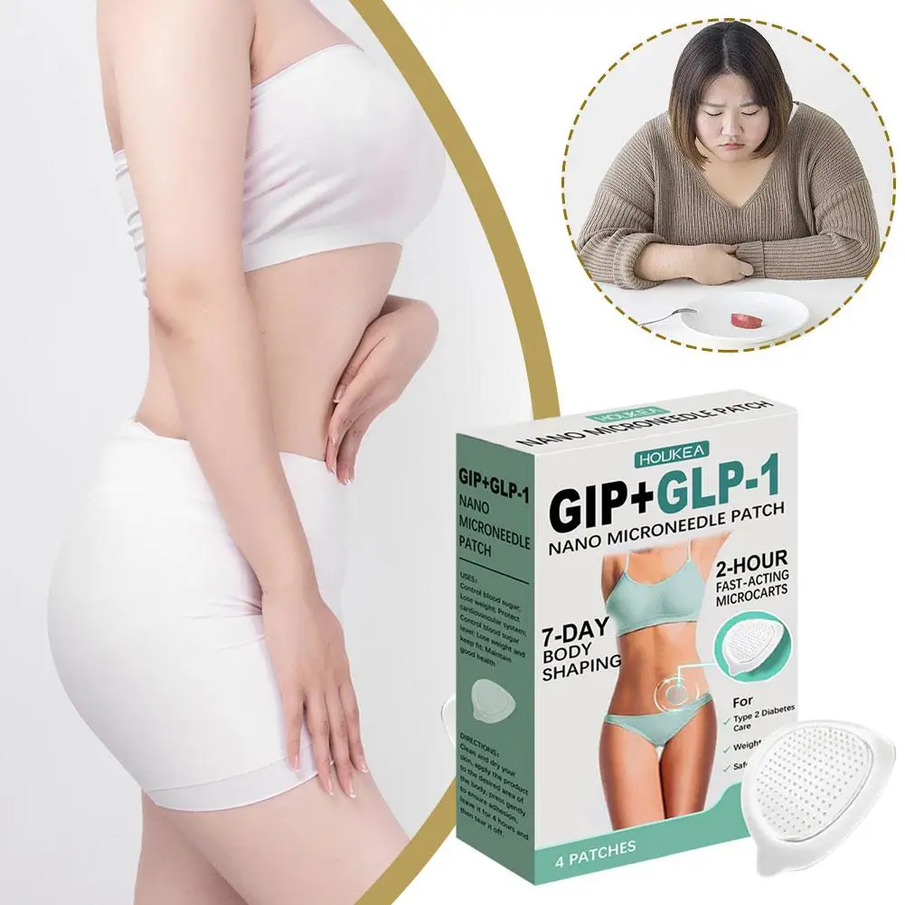 GLP-1 Nano Patch Patch de soin du corps soin en douceur les contours de la peau du corps soins quotidiens Patc combustion des graisses corps minceur puce microcristalline