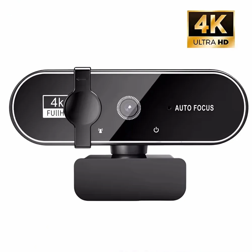 Webcam 4K 1080P Mini caméra 2K Full HD Webcam avec Microphone 30fps caméra Web USB pour mise au point automatique PC ordinateur portable caméra de prise de vue vidéo