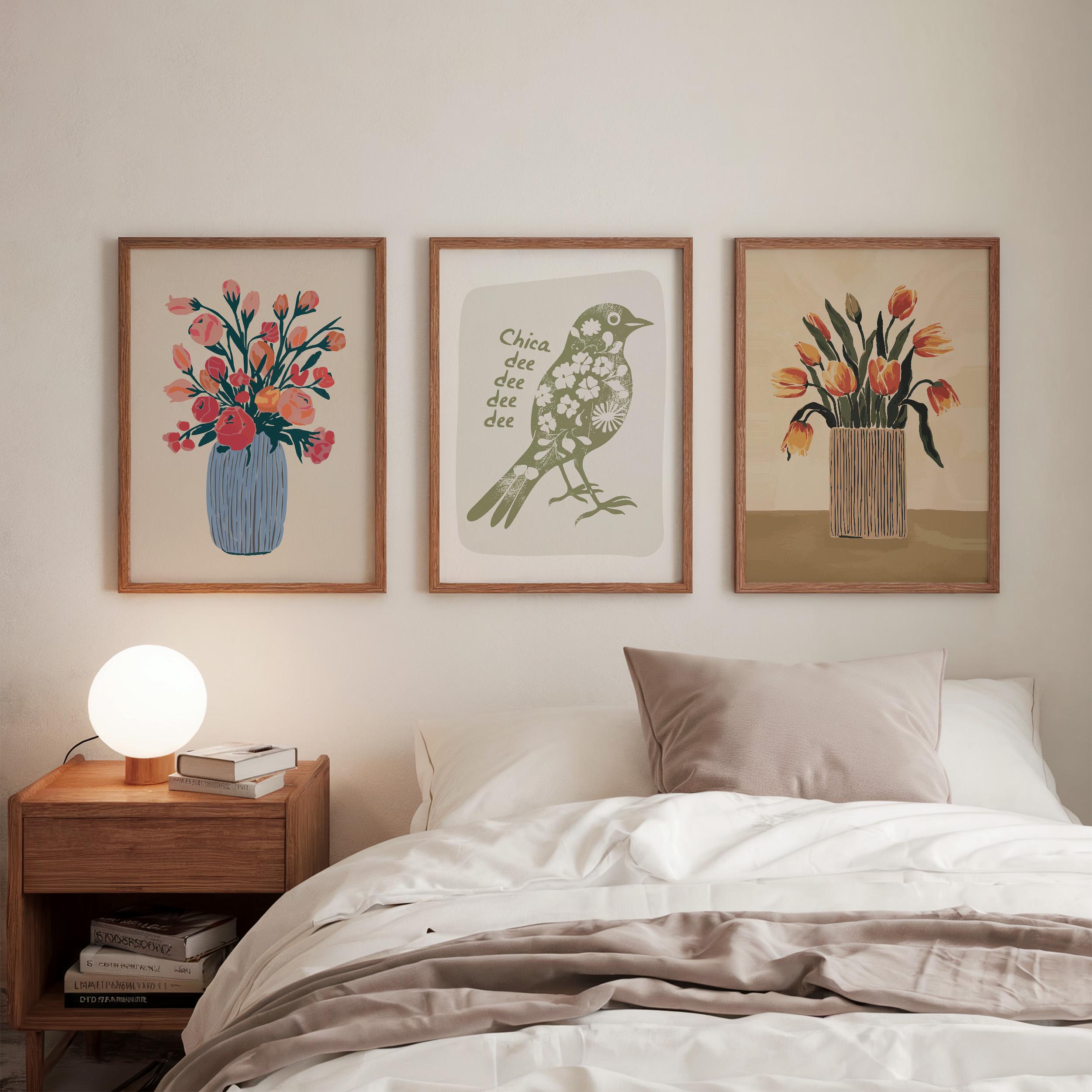 Mockup di 3 cornici, Mockup di tre cornici, Set di 3 mockup, Mockup di cornice Psd, Mockup di arte murale, Mockup di poster, Mockup di arte murale, Mo