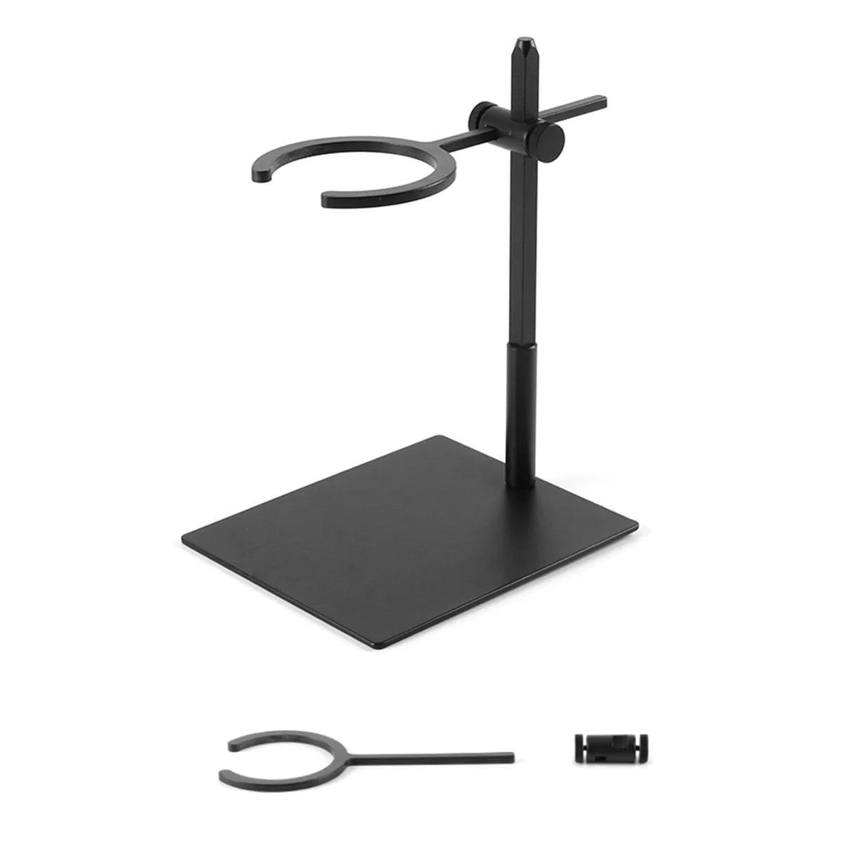 Verstellbarer Doppelfilter-Becherhalter zum Übergießen von Kaffeemaschinen, Tropfständer aus Aluminiumlegierung, Kaffee-Tropfbrüher-Rack Image