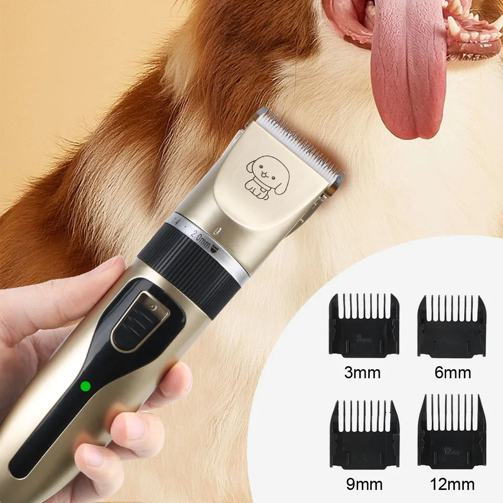 Pet Liefert Pet Haar Clipper Elektrische Schere Haarschnitt Trimmer Rasierer Set Für Kaninchen Hund Katze Welpen Pflege Clipper Cutter Image