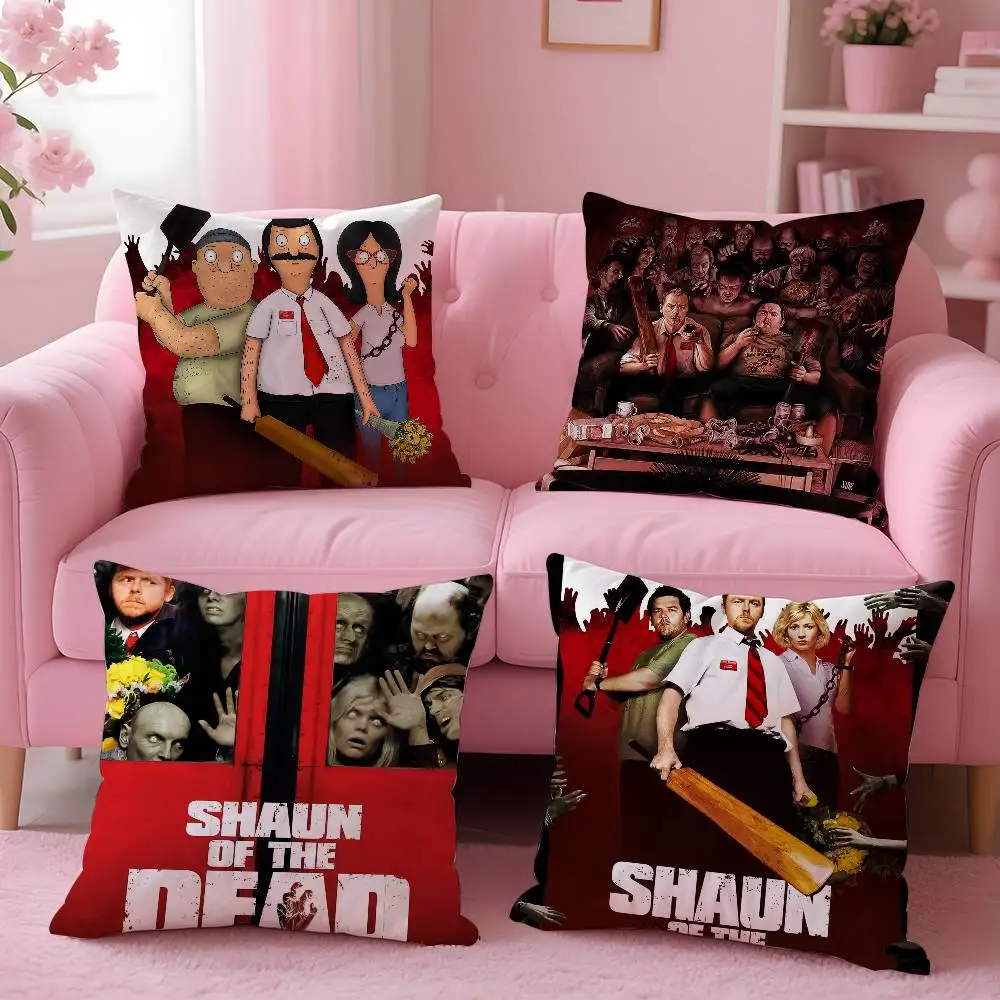 S-Shaun Of The Dead Kissenbezug, Muster, bedruckter Kissenbezug für Wohnzimmer, Sofa, Kissenbezug und Schlafzimmerdekoration Image