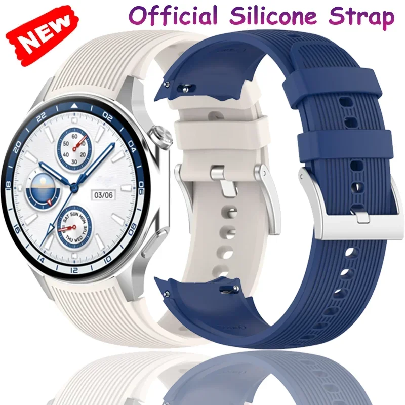 Keine Lücke Weiche Silikon Armband Für Oppo Uhr X X2 Sport Ersatz Correa Armband Für Für OnePlus Uhr 2 3 2R gürtel Armband Image