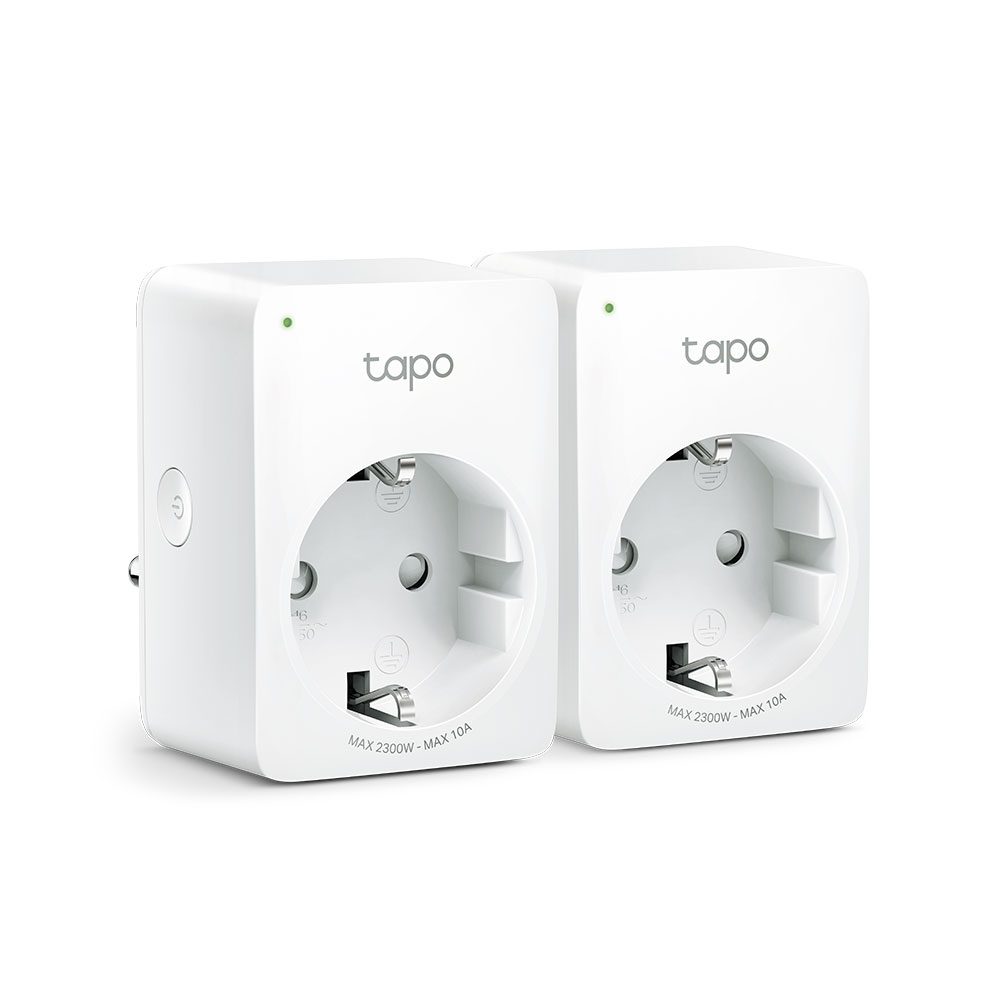 TP-Link Tapo P100(2-pack)(EU) TP-Link Funksteckdose Tapo P100 Mini Smart Wi-Fi Socket 2er Image