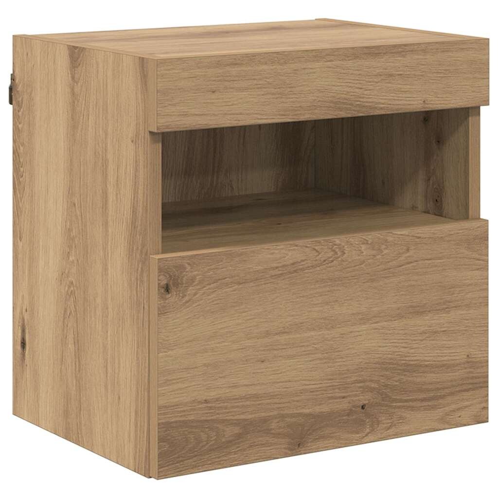 vidaXL TV-Wandregale 2 pcs Artisan-Eiche 40 x 30 x 40 cm Holzwerkstoff Image