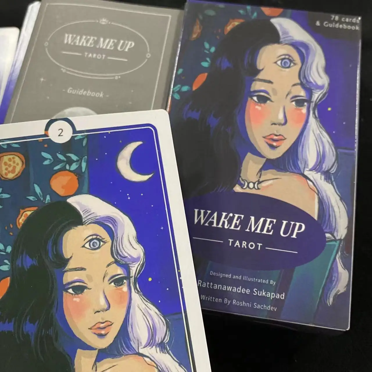 12*7 cm Wake Me Up Tarot Image
