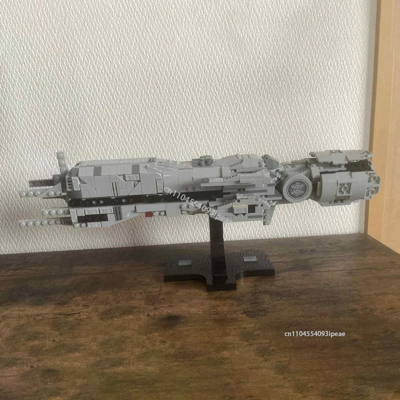 NEW Space War Battleship Aliens USS Sulaco Spaceship Series Building Blocks Kit DIY Assembly Bricks Set Model Toys Kids Gifts Image