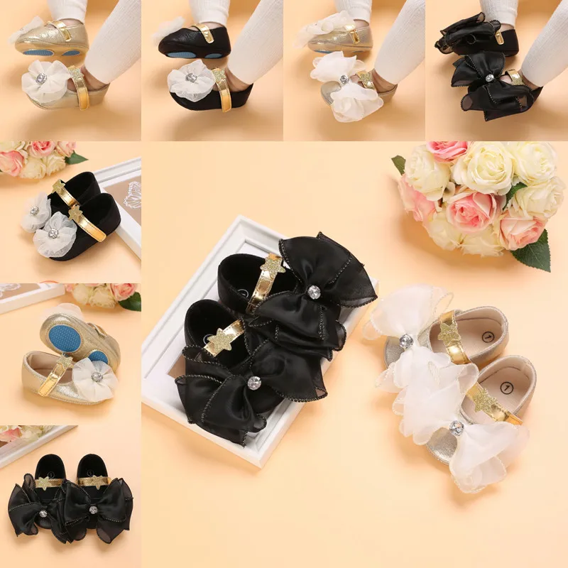 Mode Neugeborenen PU Nette Blumen Baby Schuhe Non-slip Tuch Unten Schuhe Mädchen Elegante Atmungsaktive Casual Baby Erste Wanderschuhe Image