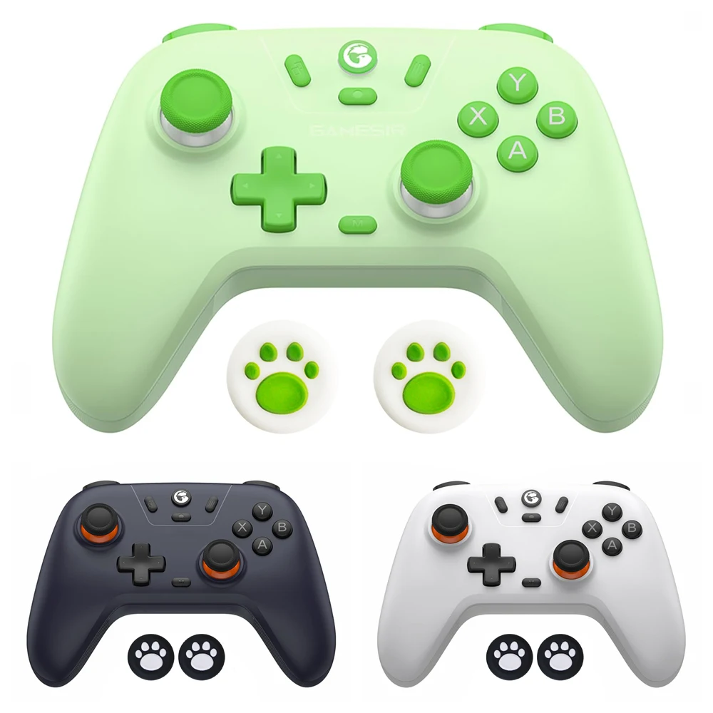 2 Stück weiche Silikon-Daumengriffe-Abdeckkappen für Gamesir T4 Nova Lite Controller Joystick-Schutzzubehör Image