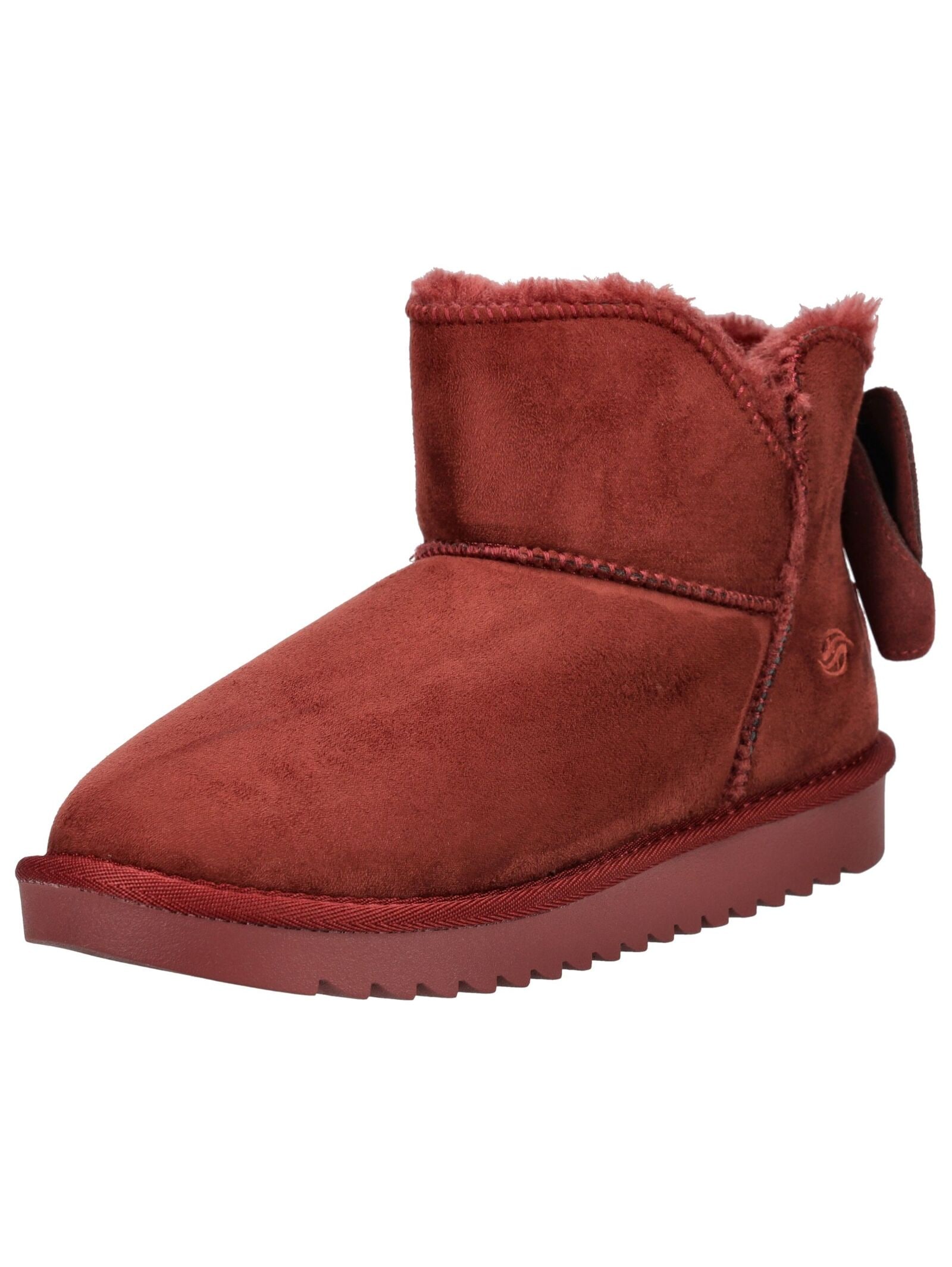 Stiefelette DOCKERS BY GERLI "Dockers by Gerli Stiefelette Lederimitat", Damen, Gr. 38, dunkelrot, Lederimitat, Schuhe Stiefelette