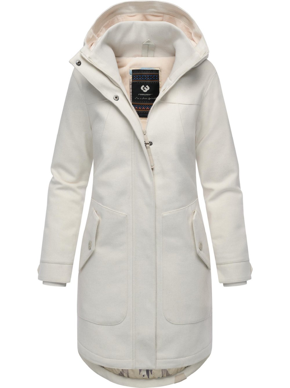 Ragwear Wintermantel Damen weiß, 5XL Image