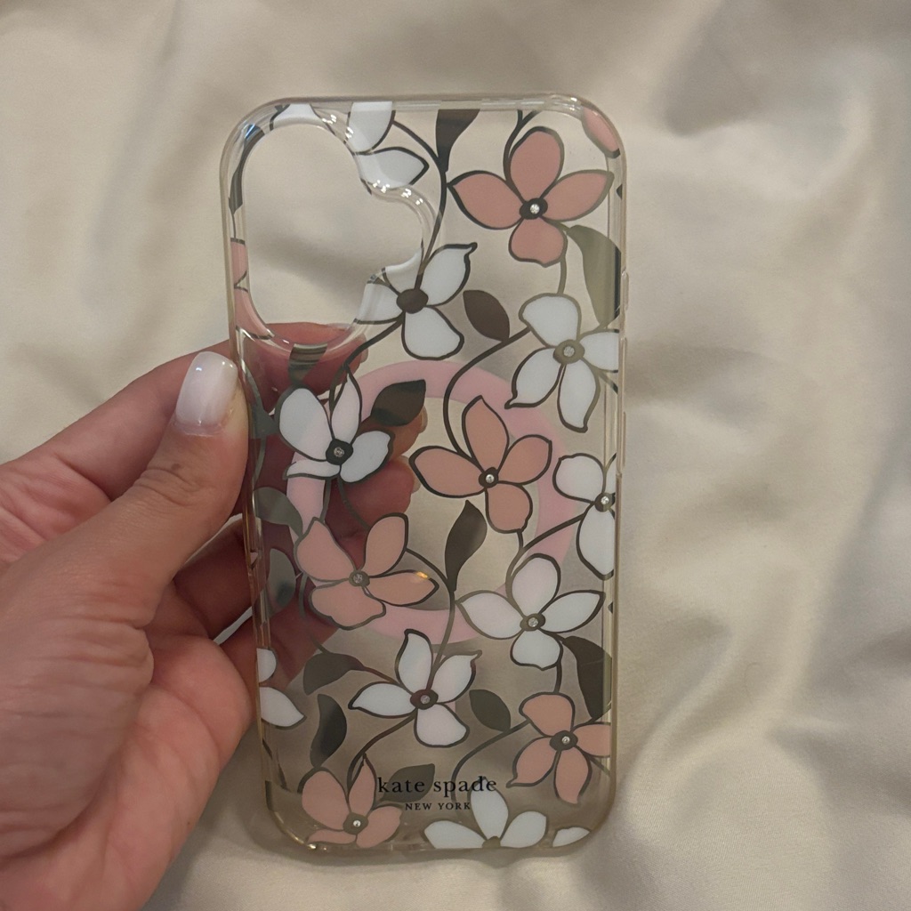 Kate Spade Cell Phones & Accessories | Kate Spade Pink And White Floral Phone Case | Color: Pink/White | Size: Os
