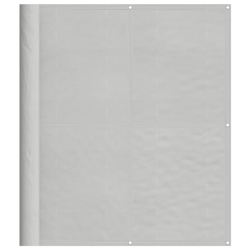 vidaXL Balkon-Sichtschutz Hellgrau 120x500 cm 100 % Polyester-Oxford Image