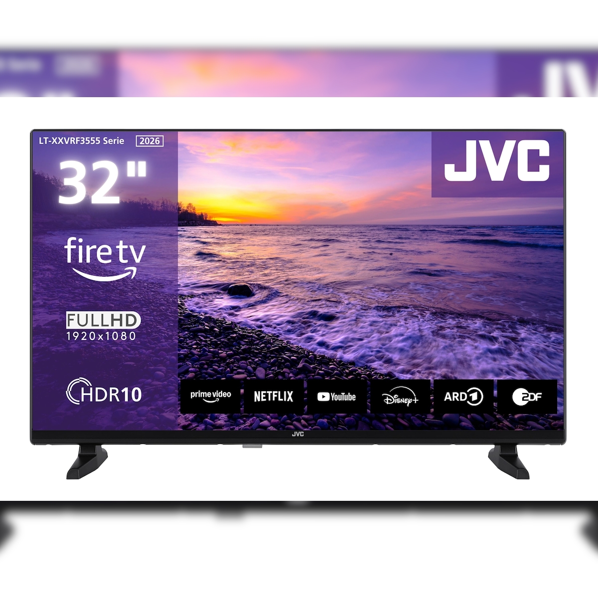 JVC Fernseher 32 Zoll Fire TV Full HD Smart TV HDR Fernseher Alexa Triple-Tuner LED TV LT-32VRF3555 Image
