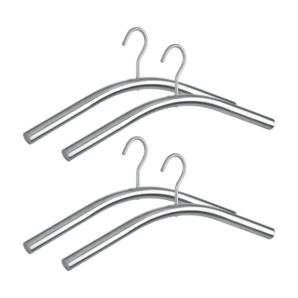 Kleiderbügel „Dry“ 4er Set Edelstahl WENKO Image