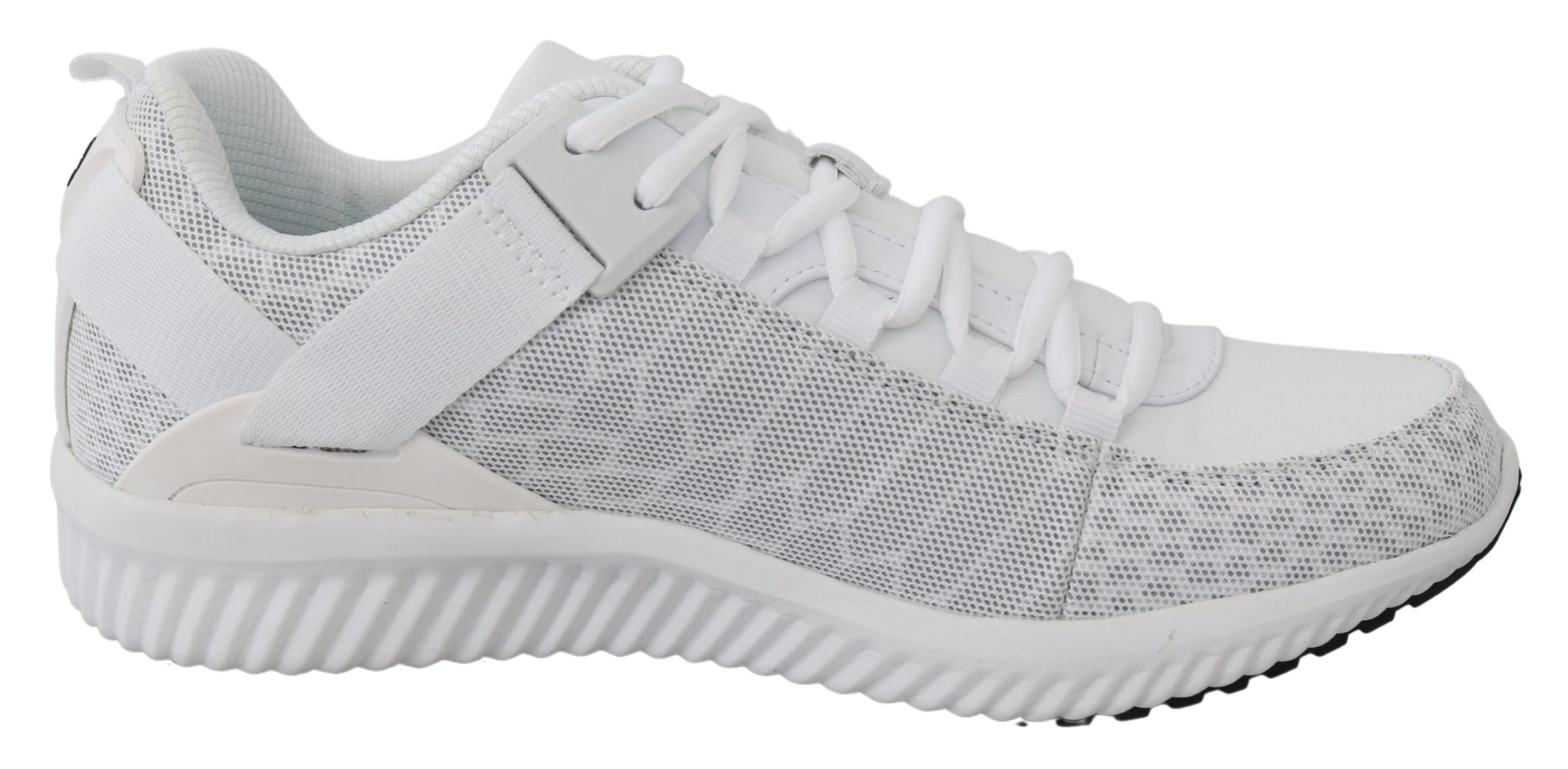 Plein Sport Herren Weiß Polyester Adrian Turnschuhe Schuhe