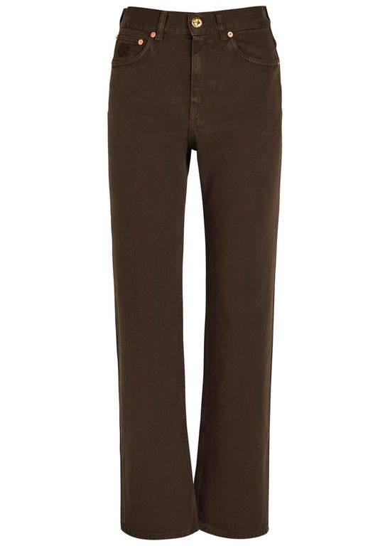 Clapotis Paso Straight-Leg Jeans - Brown - Blazé Milano Jeans