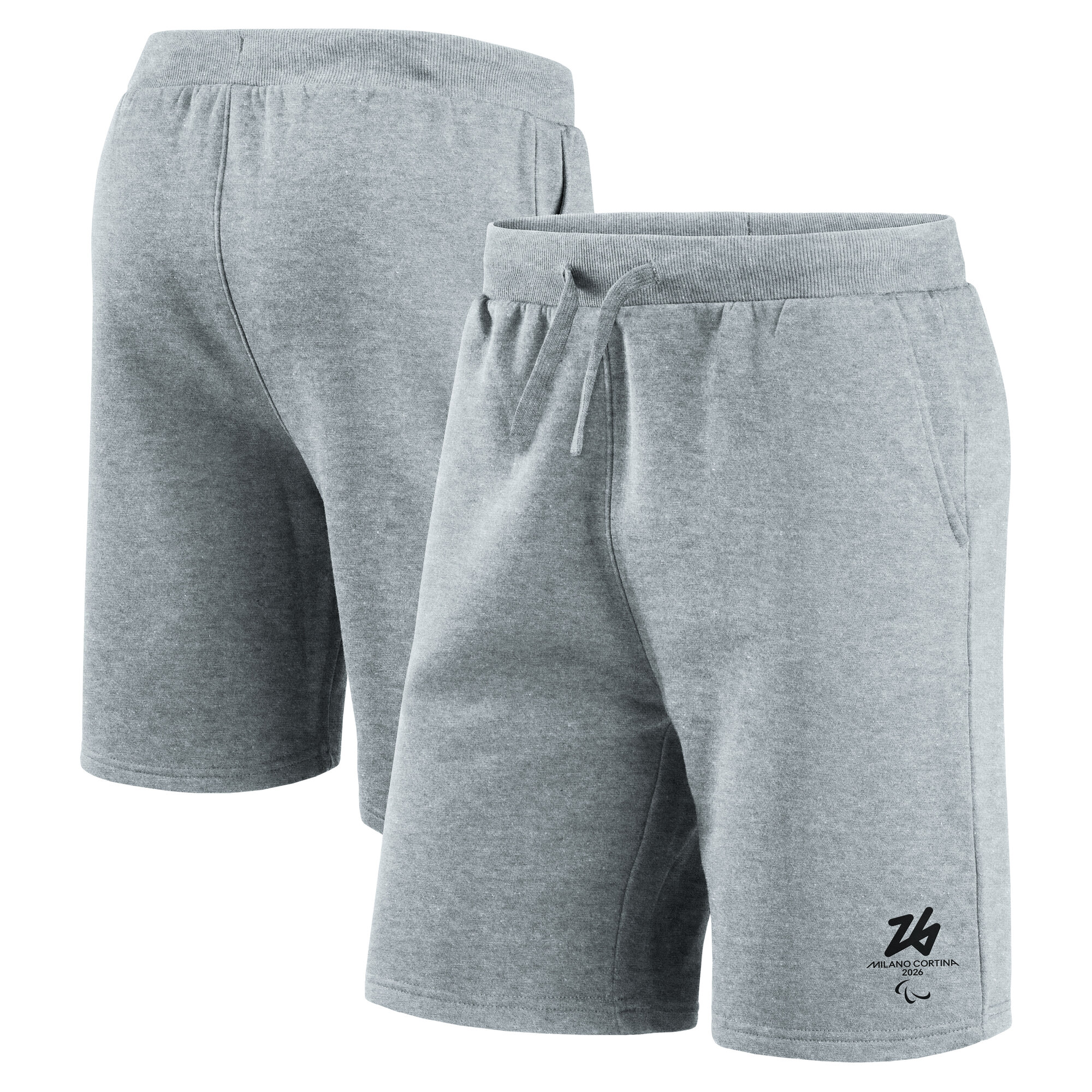 Sweatshorts mit Primärlogo von Milano Cortina 2026 Paralympics – Grau Image