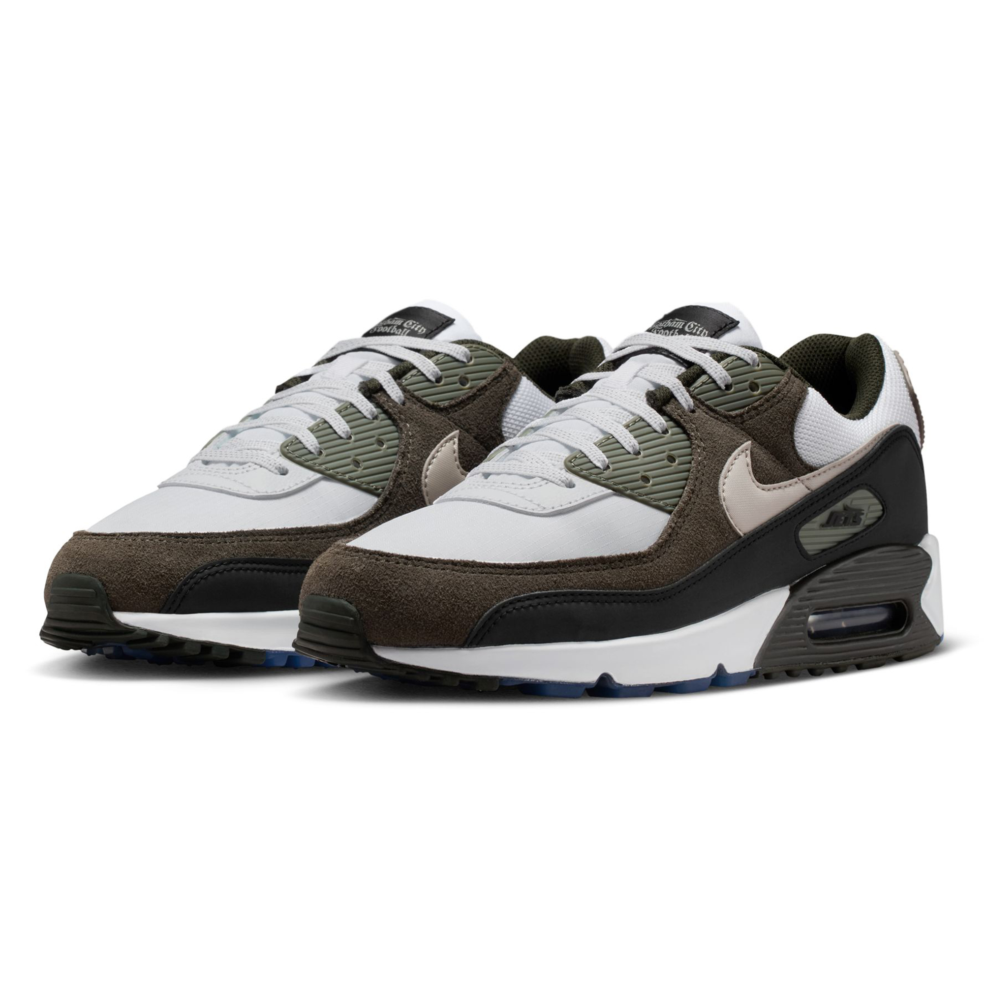 Unisex Nike Air Max 90 Schuhe aus der weißen New York Jets 2025 Rivalries Kollektion Image