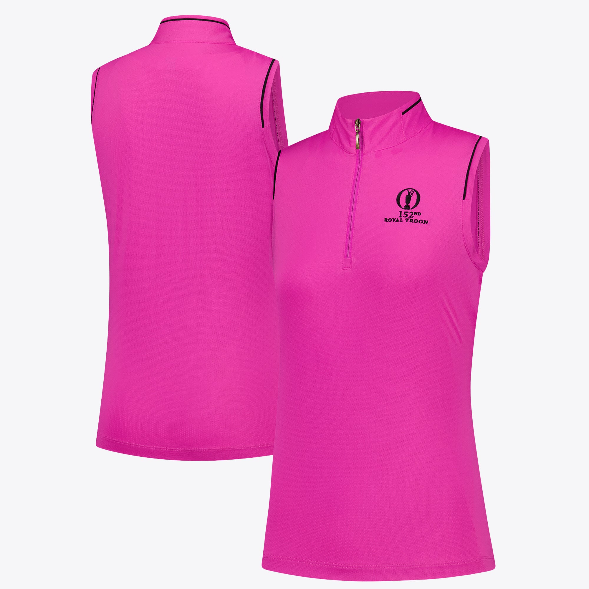The 152nd Open Royal Troon EP New York Ärmelloses Polo - Rosa - Damen