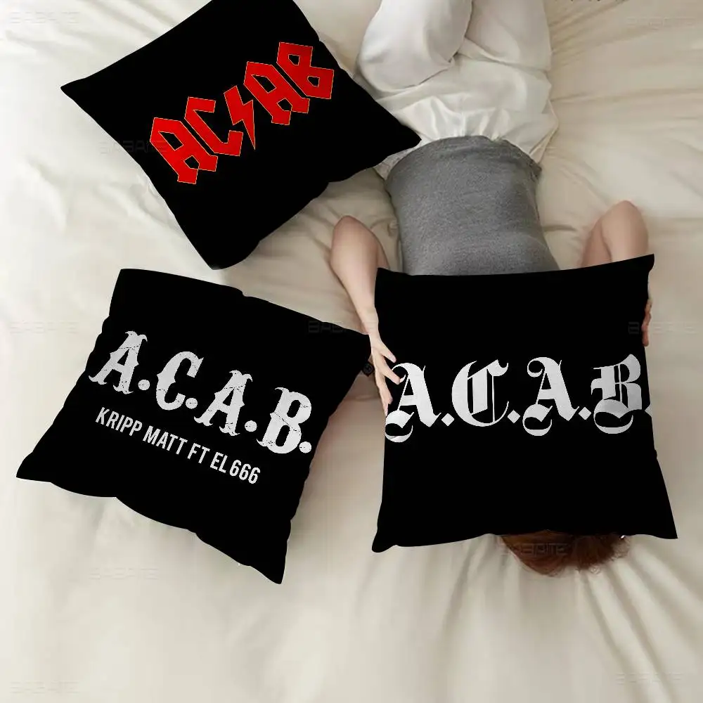 A-AcabS U-Ultras Kissenbezug, Auto-Kissenbezug für Sofa, Auto, Weihnachtsgeschenk, 40 x 40 cm, 45 x 45 cm