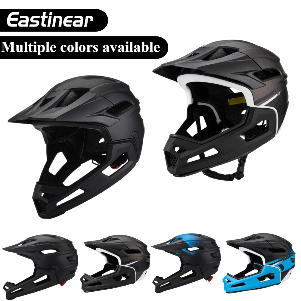 Eastinear Fahrradhelm Mtb Erwachsene Fahrrad Mountainbike Helm Erwachsene In-Form Dh Mtb Fahrradhelm Helm Full Face Bike De Image