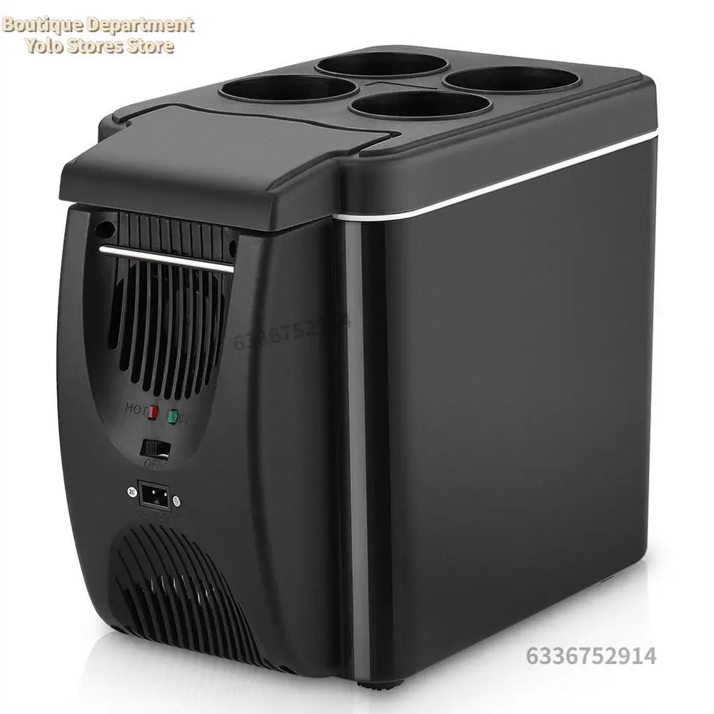 6L 12V voiture réfrigérateur congélateur chauffage Mini voiture congélateur refroidisseur et plus chaud réfrigérateur électrique Portable glacière voyage réfrigérateur