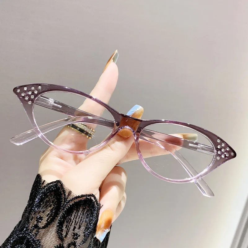 2025Neue Unisex Lesebrille Cat Eye Mode Vielseitiger Trend Anti-Blaulicht Retro Mann Frau Leser Hochwertige Brille Image