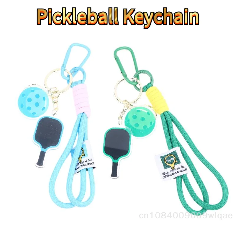 Lustiger Pickleball-Schlüsselanhänger – süßer Mini-Paddel- und Ball-Schlüsselanhänger für Spieler und Fans, neuartiges Sportzubehör LainYY33 Alem Image