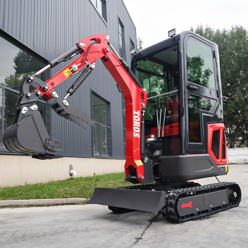 Maßgeschneiderter Minibagger 1,6 Tonnen Bagger mit EPA-Motor Chinesische 2-Tonnen-Raupenbagger Preis zum Verkauf 1,6 Tonnen Bagger Image