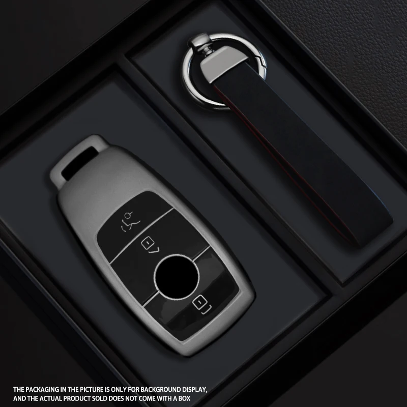 Custodia per chiave auto in TPU stile guerriero nero per Mercedes Benz 2017 Classe E W213 E200 E260 E300 E320 2018 Classe S GLS GLA Auto