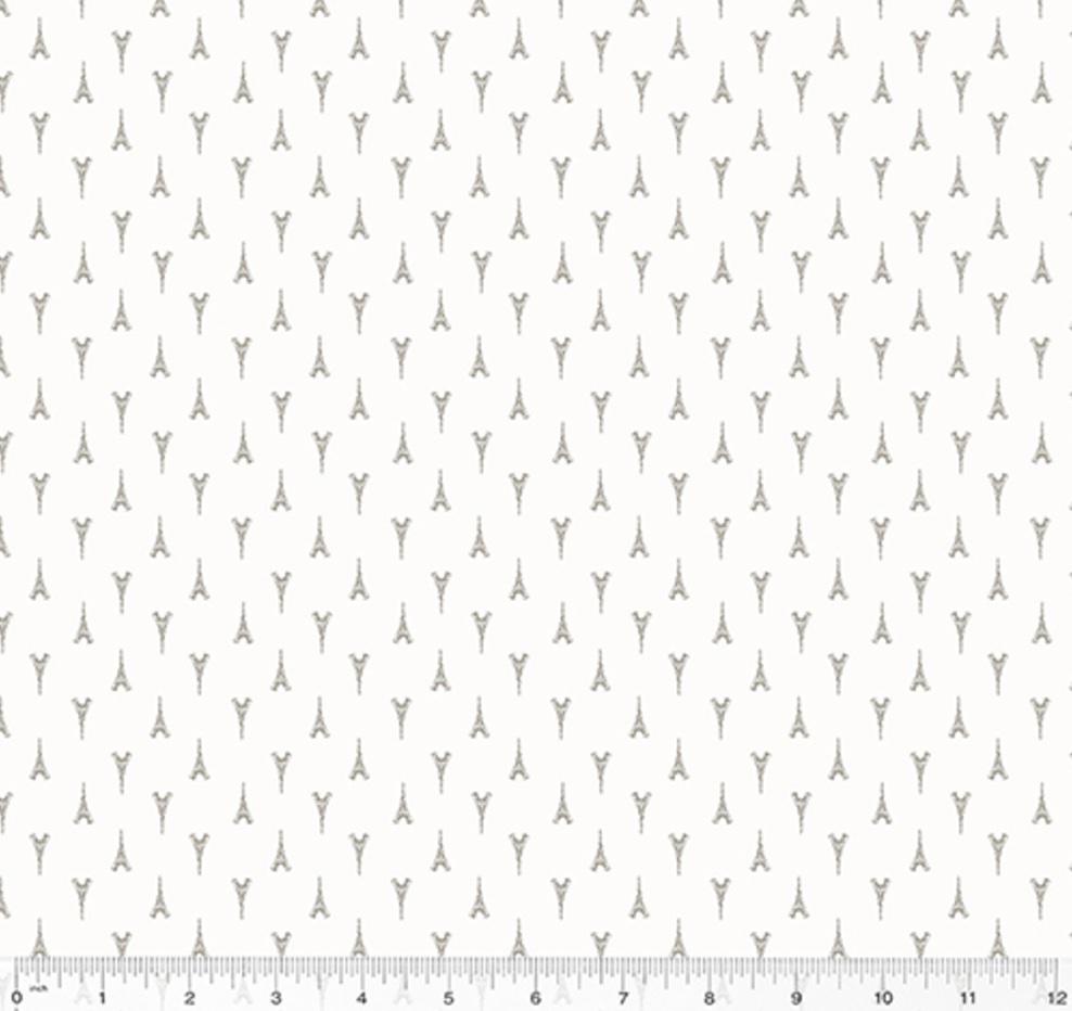 J'aime Paris - Petite Eiffel Ivory di Whistler Studios di Windham Fabrics