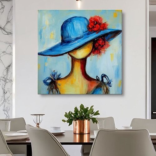 Handgefertigt Ölgemälde Handgemalte Quadrat Abstrakt Berühmt Klassisch Modern Ohne Innenrahmen (ohne Rahmen) Image