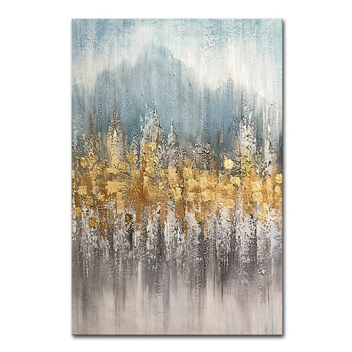 Mintura, handgefertigte Ölgemälde mit dicker Textur auf Leinwand, moderne abstrakte Wanddekoration für die Wohnungseinrichtung, gerollt, rahmenlos, ungespannt Image