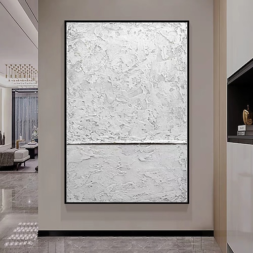 Mintura handgemalte Ölgemälde auf Leinwand, moderne abstrakte Wanddekoration mit dicker Textur, gerollt, rahmenlos, ungespannt. Image