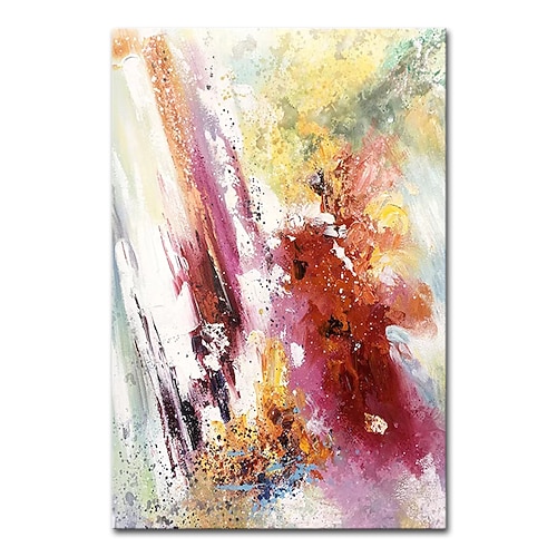 Mintura, handgefertigte abstrakte Ölgemälde mit dicker Textur auf Leinwand, Wanddekoration, gerollt, rahmenlos, ungespannt. Image