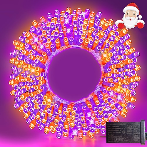 Baum dekorative Lichterkette Weihnachtslichter 8 Funktionen Niederspannung Sicherheit Stecker für Feiertags-Hochzeitsfeier Atmosphäre dekorative Lichter Requisiten 10/20/30/50/100 Meter Image