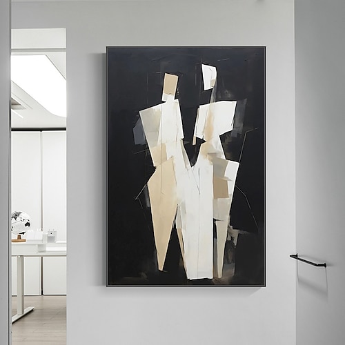 Ölgemälde Handgemalte Vertikal Abstrakt Menschen Modern Ohne Innenrahmen (ohne Rahmen) Image