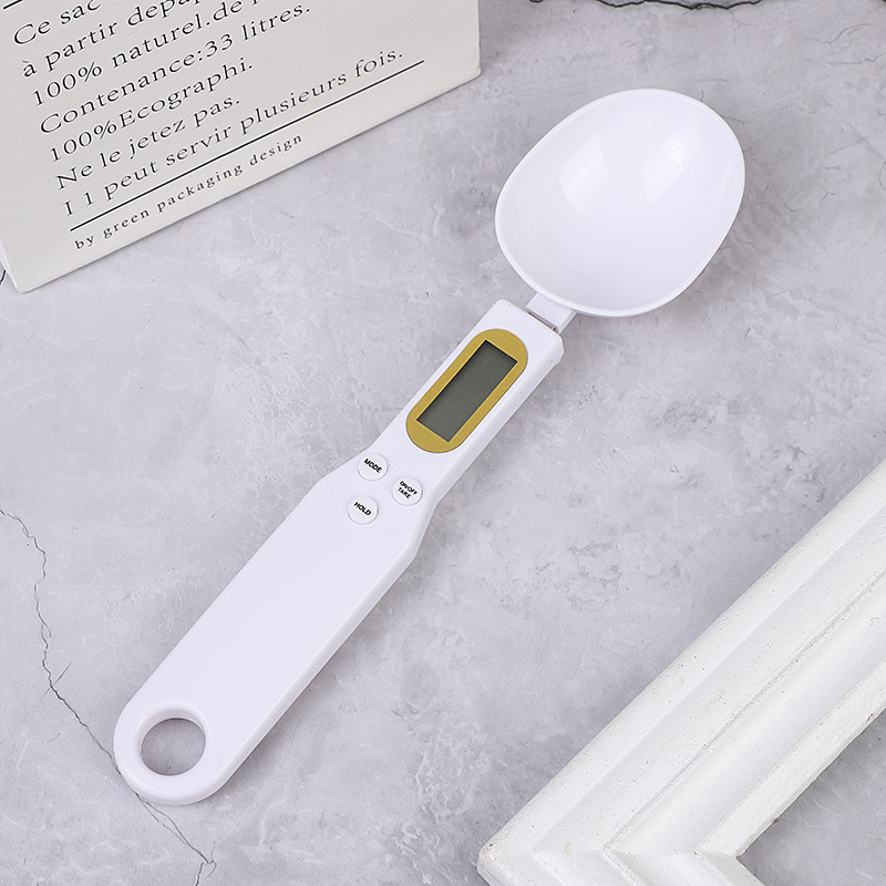 1pcs Mini Spoon Scale Digital Kitchen Scale Electronic LCD Food Scale 0.1-500g Cooking Flour Milk Coffee Powder Weight Measure Spoon