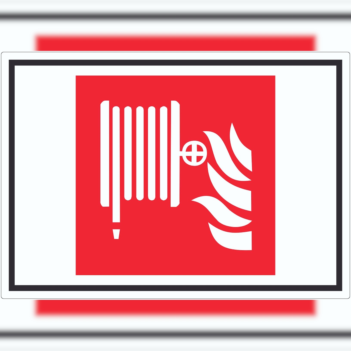 HB-Druck Wandhydrant Symbol Aufkleber A6 (105x148mm) Image