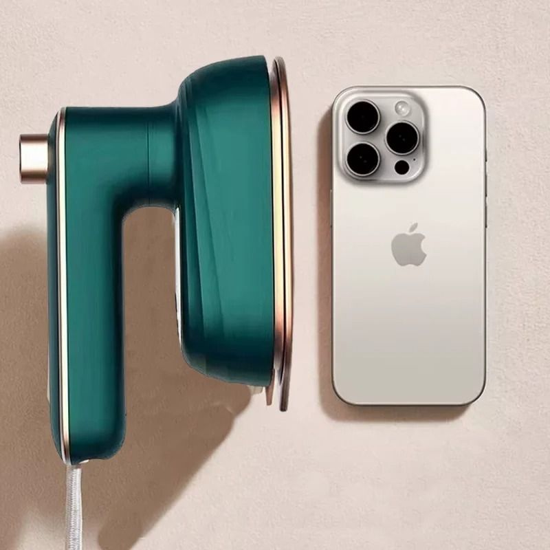 2 in 1 Handheld Steam Iron And Garment Steamer Portable Travel Ironing Machine eu standard Green