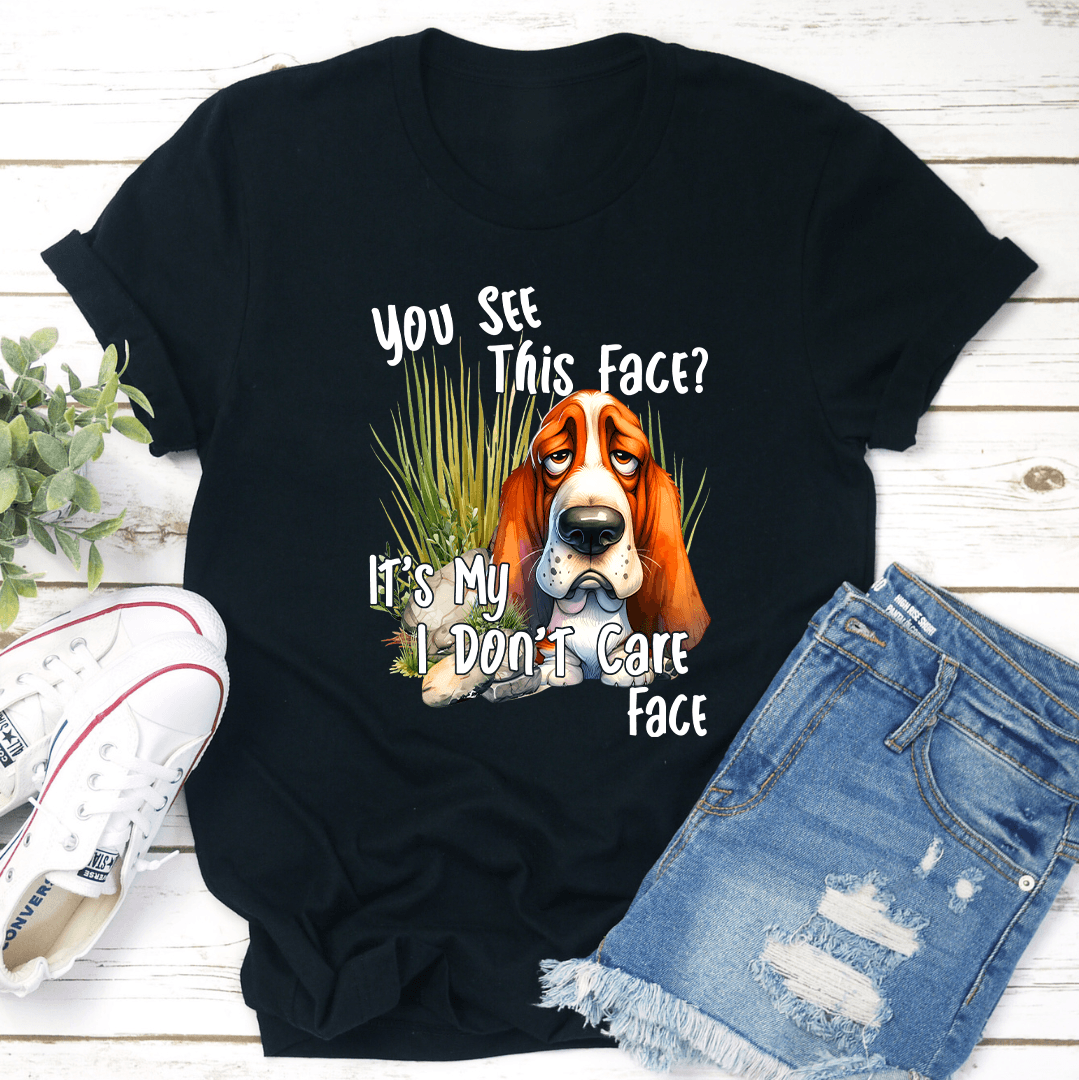 You See This Face Dog Tee M Mauve