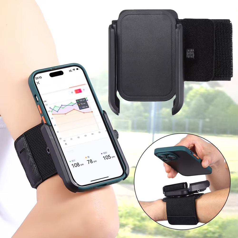 Rotatable Wristband Phone Holder Universal Sports Armband For Smartphone 2 In 1