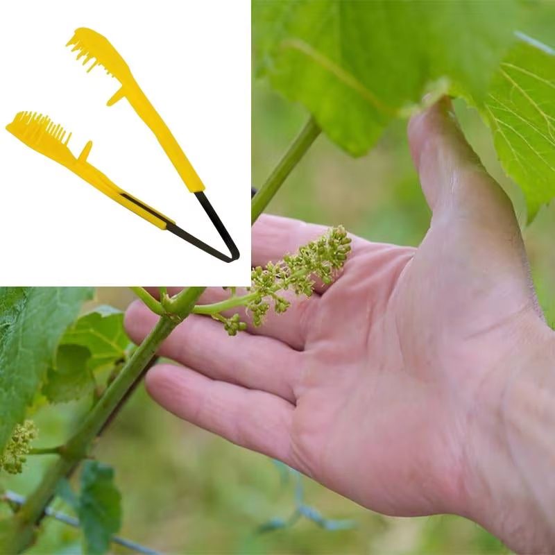 GrapeTrim 6.69 Handheld Pruning & Thinning Clip Precision Bud & Flower Tool For Grape Vines yellow White