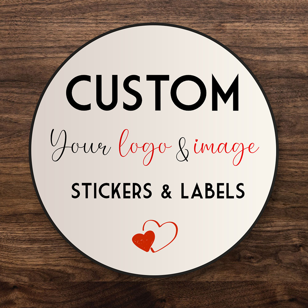 Design Your Own Brand Stickers, Custom Personalized Wedding Birthday Baptism Labels, Customized Business Logos 5cm Square