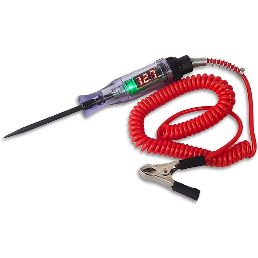 Automotive Circuit Tester, QXNY Test Light, DC Digital LCD Display For Car, SUV, RV, Truck, Lawn Vehicle Automotive Circuit Tester, QXNY Test Light, DC Digital LCD Display For Car, SUV, RV, Truck, Lawn Vehicle